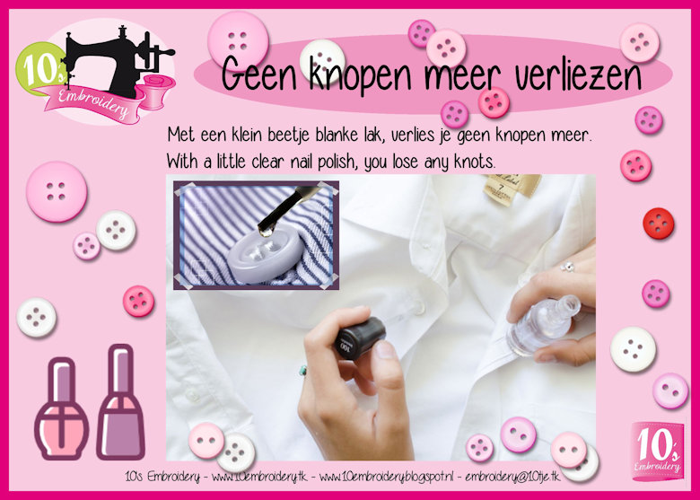 10EMBROIDERY TIPS Blanke Lak Op Knoopjes (367K)